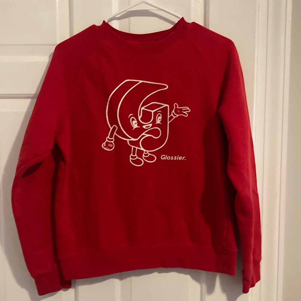 Red glossier hoodie